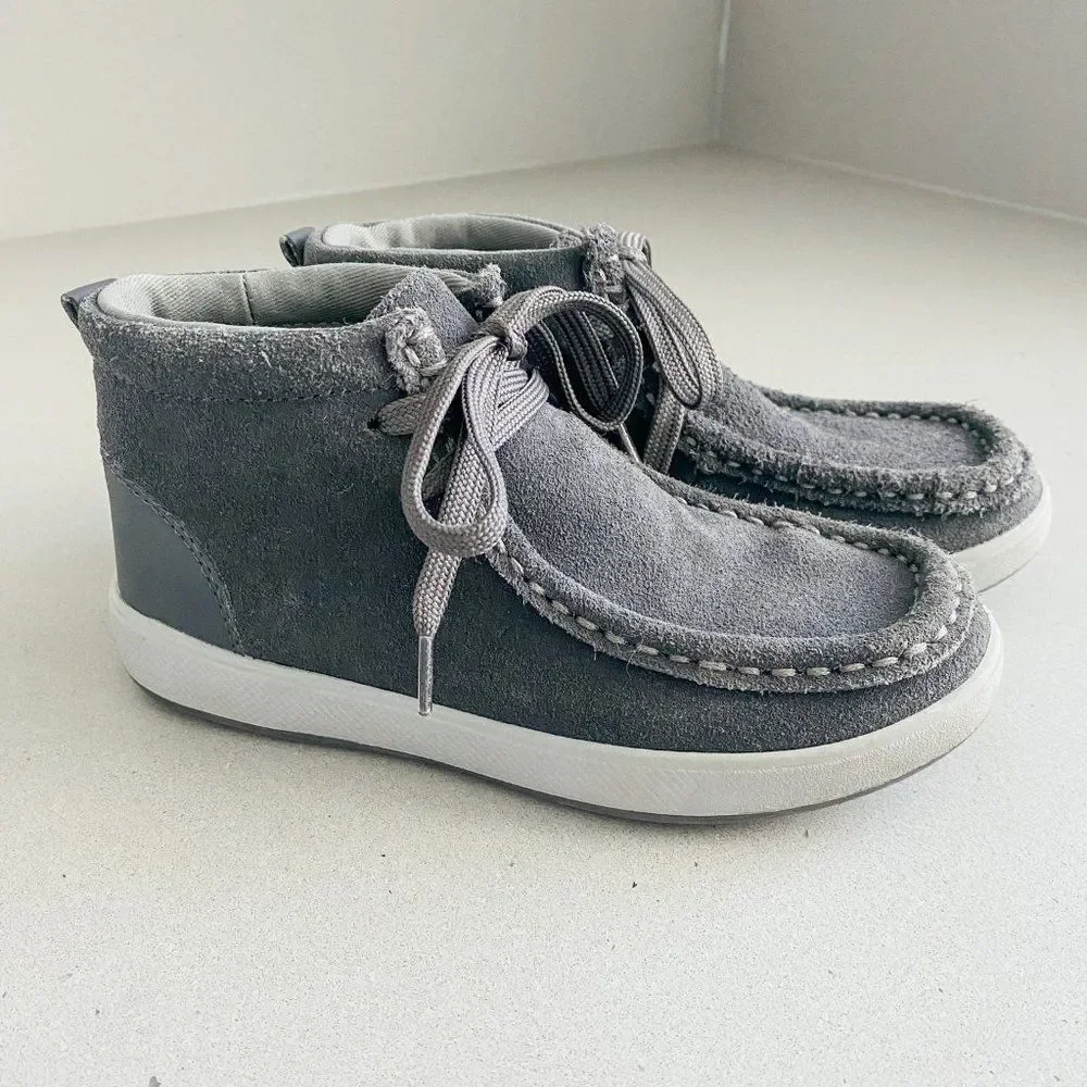 Stride Rite Boy's Size 12  Kids Brennon Gray Sneaker Boot Fall